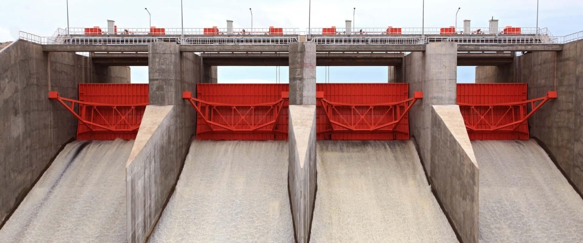 Hydraulic cylinders for storm dam gates and irrigation system gates